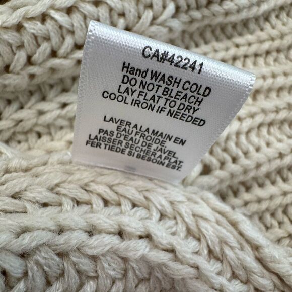 Distressed Cream Sweater - Picture 5 of 5